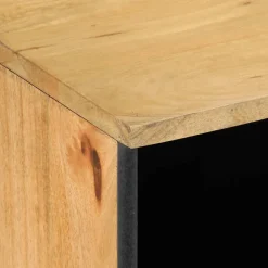 vidaXL Tv-meubel 100x33x46 cm massief mangohout bruin