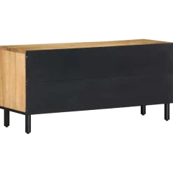 vidaXL Tv-meubel 100x33x46 cm massief mangohout bruin