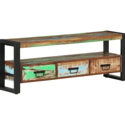 vidaXL Tv-meubel 120x30x45 cm massief gerecycled hout