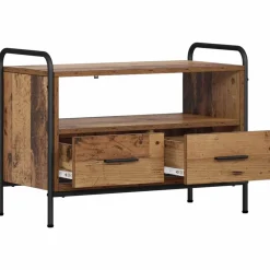 vidaXL Tv-meubel 67,5 x 33 x 50 cm Oud hout Bewerkt hout