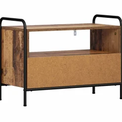vidaXL Tv-meubel 67,5 x 33 x 50 cm Oud hout Bewerkt hout