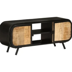vidaXL Tv-meubel 110x30x45 cm ruw mangohout