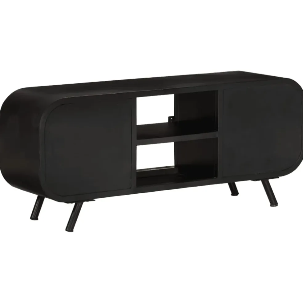 vidaXL Tv-meubel 110x30x45 cm ruw mangohout