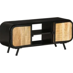 vidaXL Tv-meubel 110x30x45 cm ruw mangohout