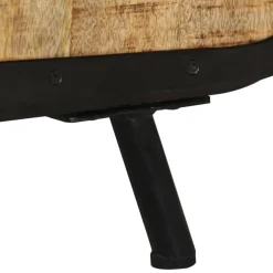 vidaXL Tv-meubel 110x30x45 cm ruw mangohout