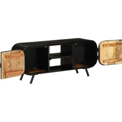 vidaXL Tv-meubel 110x30x45 cm ruw mangohout