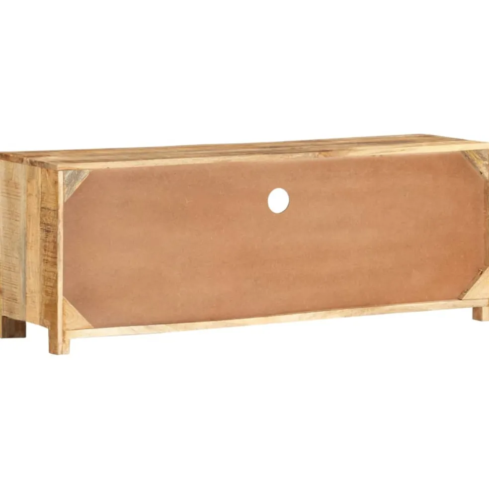 vidaXL Tv-meubel 110x30x40 cm ruw mangohout