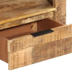 vidaXL Tv-meubel 110x30x40 cm ruw mangohout