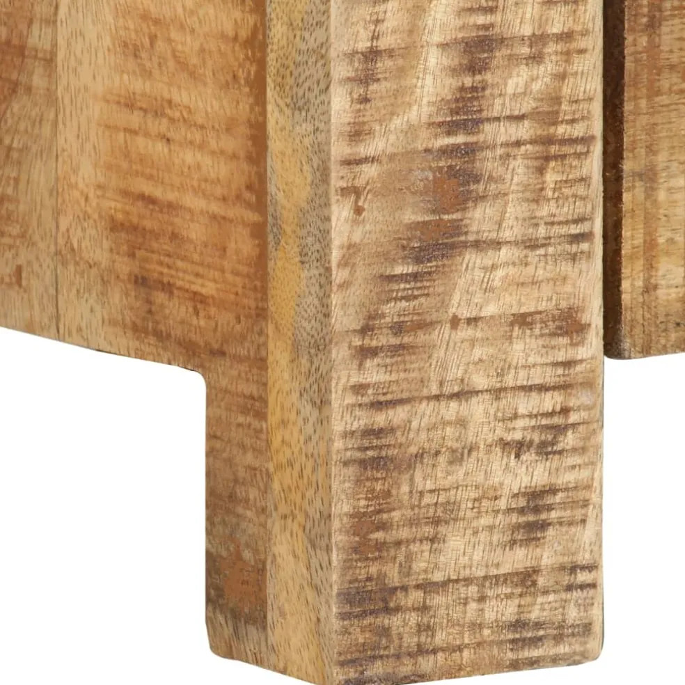 vidaXL Tv-meubel 110x30x40 cm ruw mangohout
