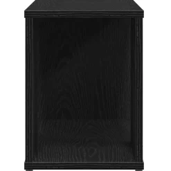 vidaXL Tv-meubel 60x24x32 cm spaanplaat zwart eikenkleurig