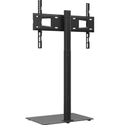 vidaXL Tv-standaard hoekmodel 1-laags voor 32-65 inch zwart
