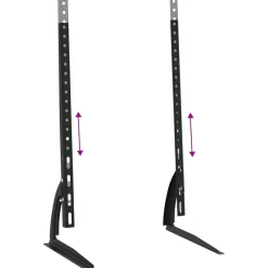 vidaXL TV-standaards 2 st 37-75 inch scherm 45 kg Max VESA 600x400 mm