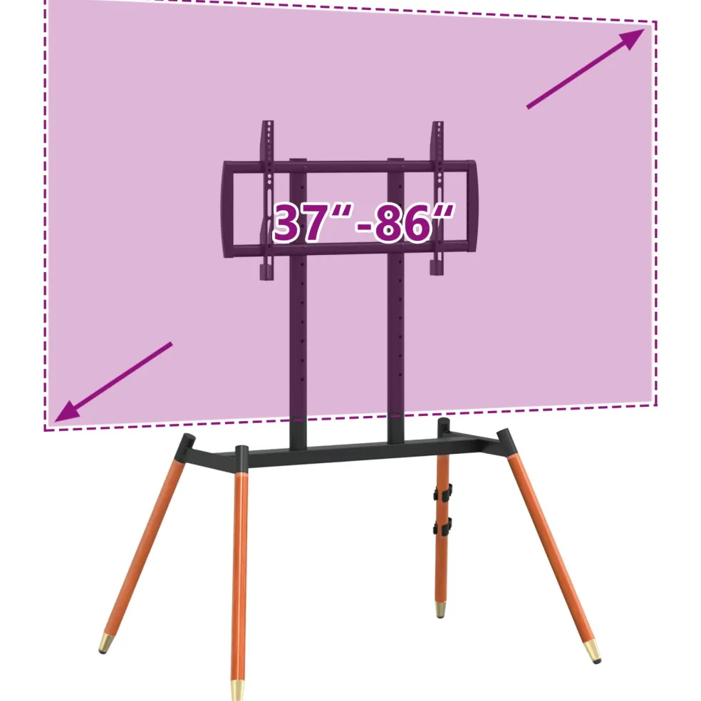 vidaXL Tv-statief voor 37-86 Inch Screen Max VESA 400x600mm 60 kg