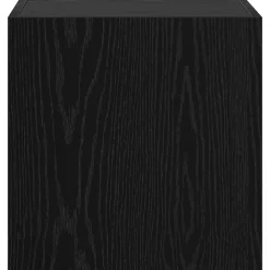 vidaXL TV Wandkast 40,5x30x40cm Zwart Eiken Bewerkt hout