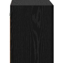 vidaXL TV Wandkast 40,5x30x40cm Zwart Eiken Bewerkt hout