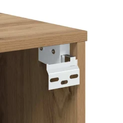 vidaXL Tv-wandmeubel 80x30x30 cm bewerkt hout artisanaal eikenkleurig