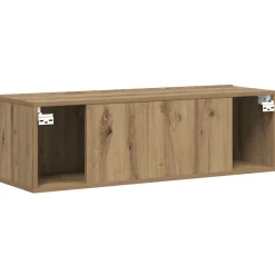 vidaXL Tv-wandmeubel 80x30x30 cm bewerkt hout artisanaal eikenkleurig