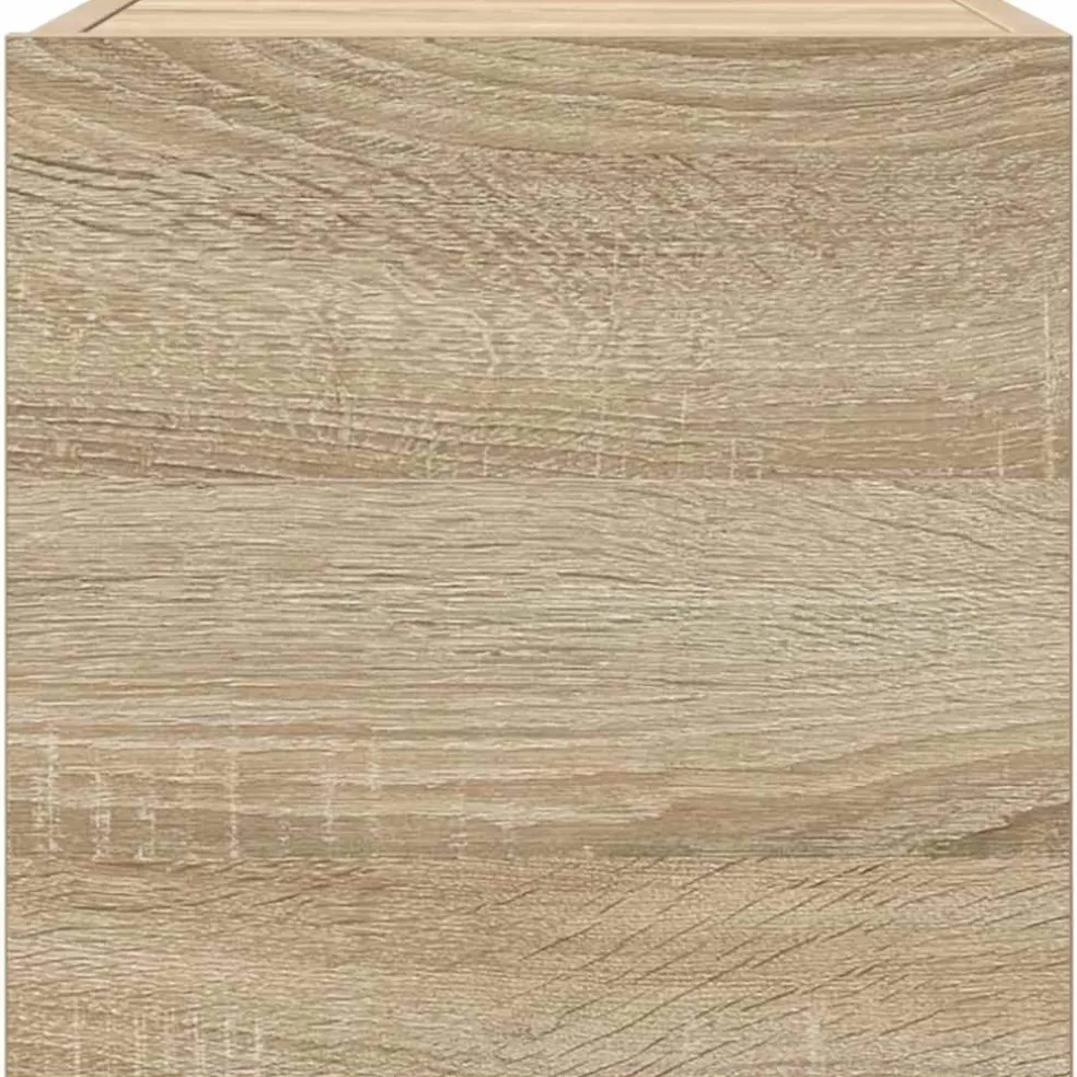 vidaXL Tv-wandmeubel 30,5x30x30 cm sonoma eikenkleurig