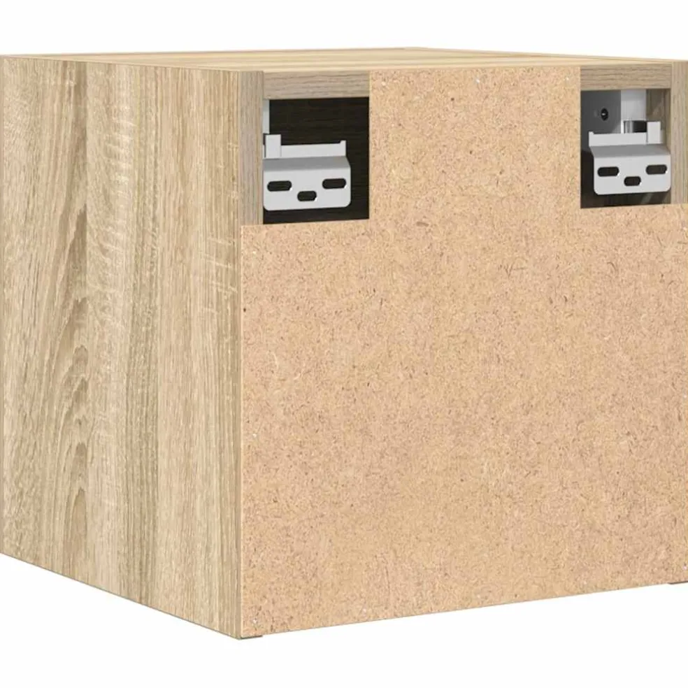 vidaXL Tv-wandmeubel 30,5x30x30 cm sonoma eikenkleurig