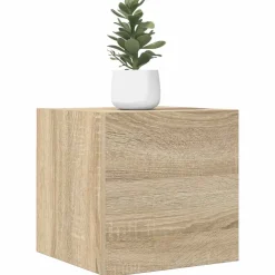 vidaXL Tv-wandmeubel 30,5x30x30 cm sonoma eikenkleurig
