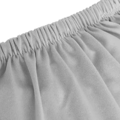 vidaXL Tweezitsbankhoes stretch polyester jersey grijs