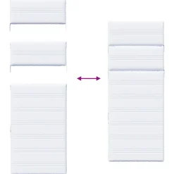 vidaXL Uitschuifbaar Schuimmatras 80 x 200 cm Wit