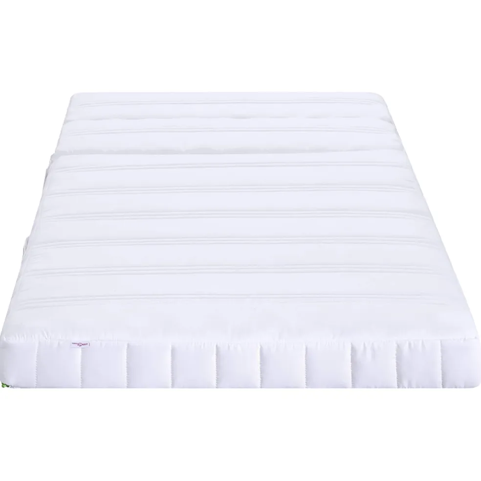 vidaXL Uitschuifbaar Schuimmatras 80 x 200 cm Wit