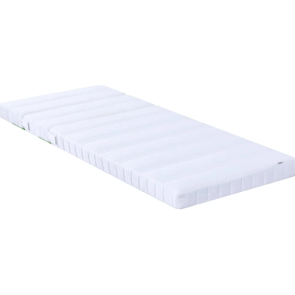 vidaXL Uitschuifbaar Schuimmatras 80 x 200 cm Wit