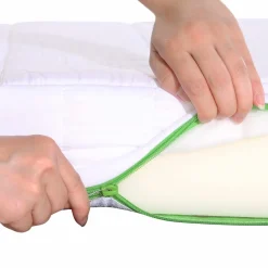 vidaXL Uitschuifbaar Schuimmatras 80 x 200 cm Wit
