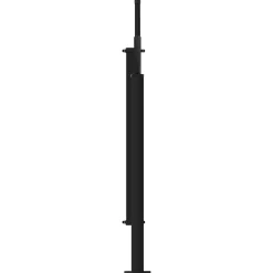 vidaXL Uittrekbaar Zijscherm 300 x 100 cm Polyester Rechthoekig Zand