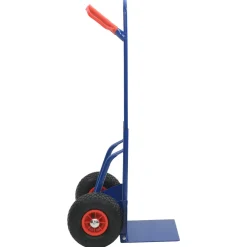 vidaXL Uittrekbare handkar Blauw en Rood 49,5 x 53 x 114 cm Staal