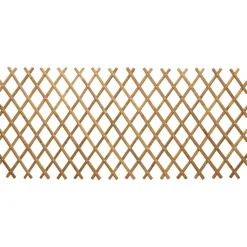 vidaXL Uitvouwbare Trellis Fence 2 st 100 x 105 cm Bamboe Licht Bruin