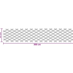 vidaXL Uitvouwbare Trellis Fence 2 st 100 x 105 cm Bamboe Licht Bruin