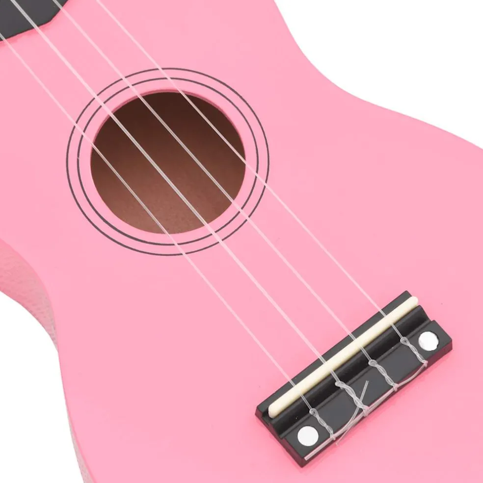 vidaXL Ukuleleset met tas voor kinderen sopraan 21'' roze