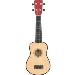 vidaXL Ukuleleset met tas voor kinderen sopraan 21'' lichthoutkleurig