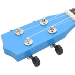 vidaXL Ukuleleset met tas voor kinderen sopraan 21'' blauw