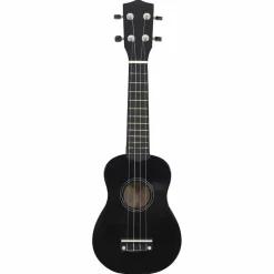 vidaXL Ukuleleset met tas voor kinderen sopraan 21'' zwart