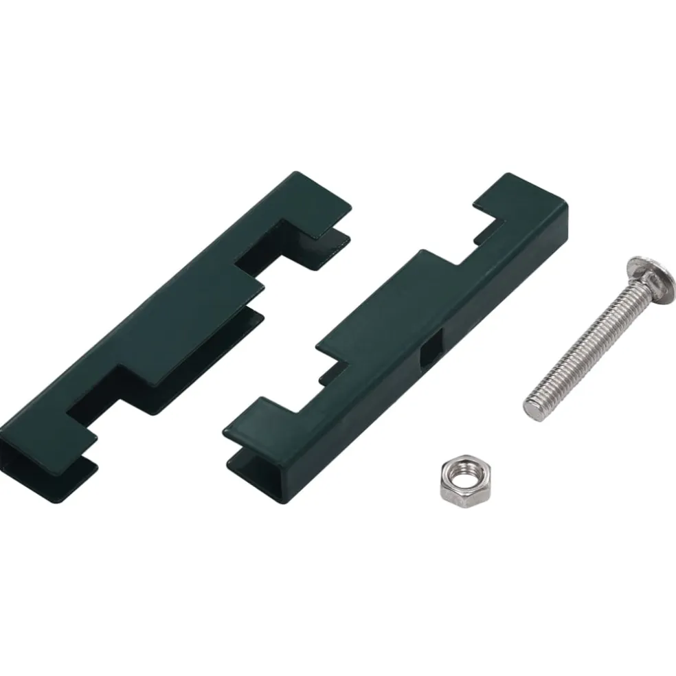 vidaXL U-matverbinding 10 sets groen