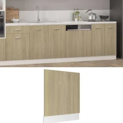 vidaXL Vaatwasserpaneel Lyon 59,5x3x67 cm sonoma eikenkleurig