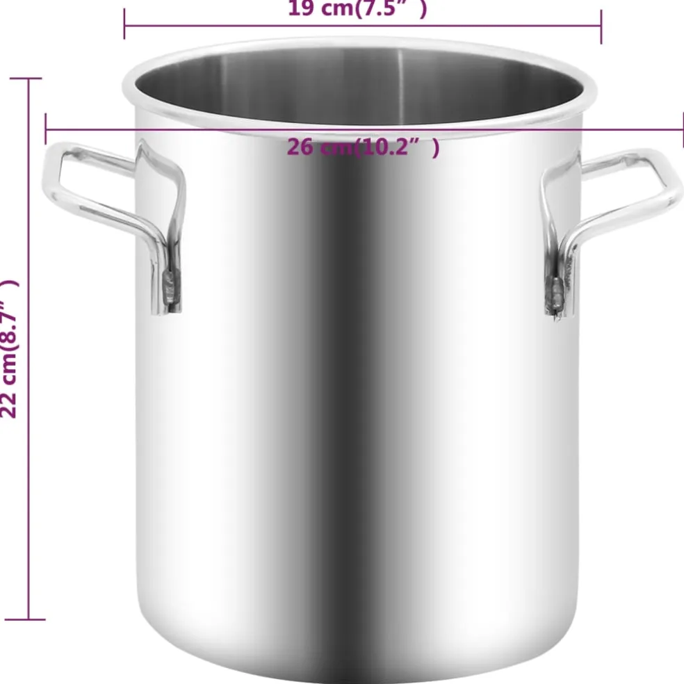 vidaXL Vacuümkamer 5,5 L roestvrij staal
