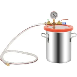 vidaXL Vacuümkamer met 1-traps pomp 5,5 L
