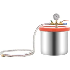 vidaXL Vacuümkamer met 1-traps pomp 3,7 L