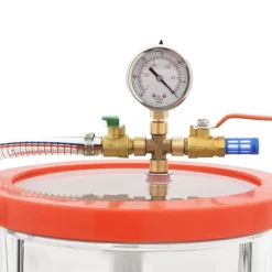 vidaXL Vacuümkamer met 1-traps pomp 3,7 L