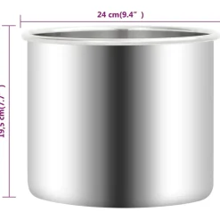 vidaXL Vacuümkamer met 1-traps pomp 3,7 L