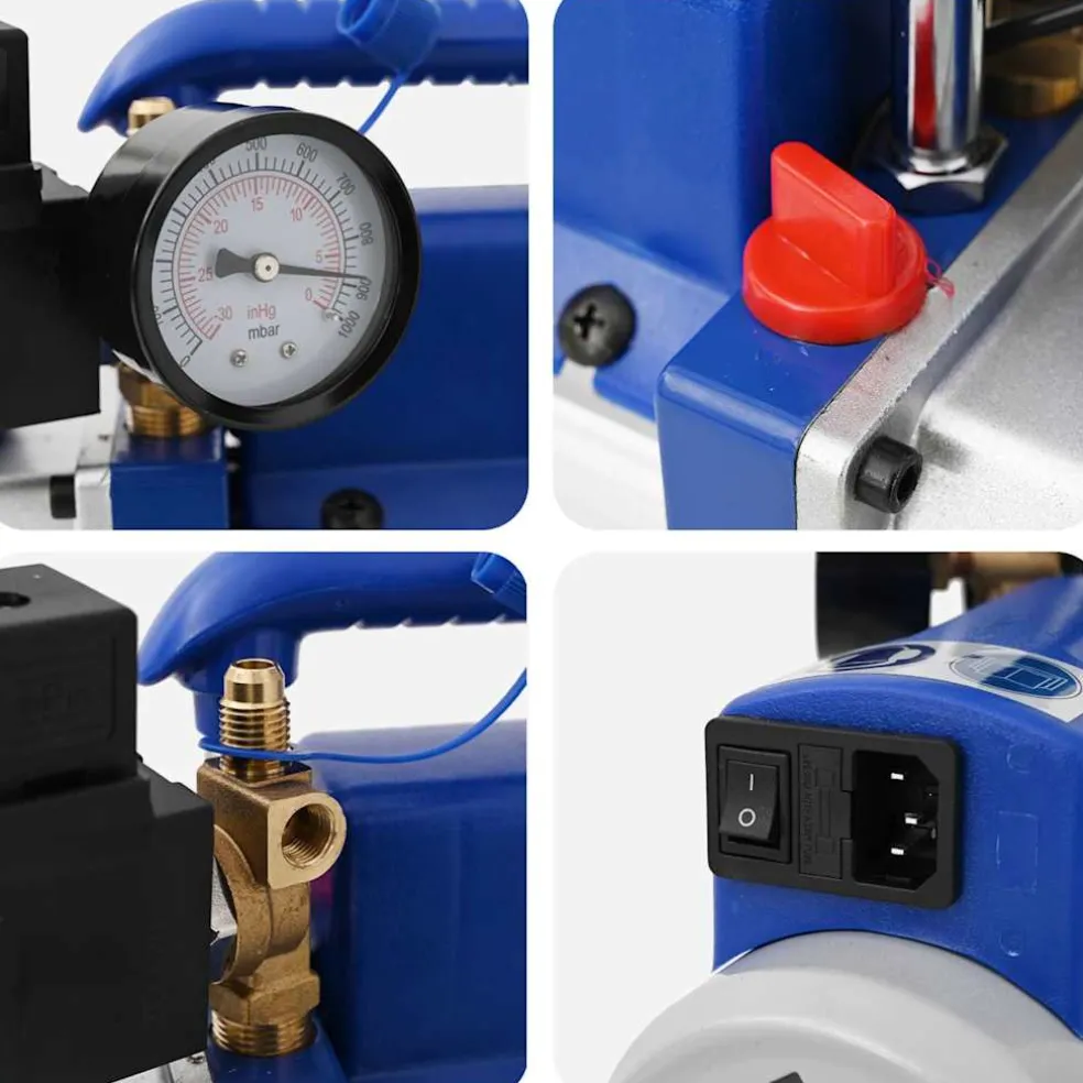 vidaXL Vacuümpomp 1-traps met compressor 71 L/ min