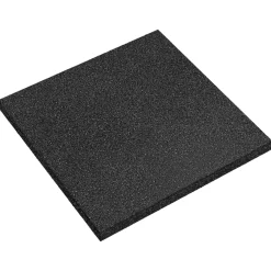 vidaXL Valbescherming Tegels 12 st Zwart 50 x 50 cm Rubber