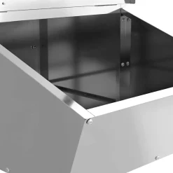 vidaXL Varkensvoeder Zilver 55 x 38 x 76 cm 20 kg Gegalvaniseerd staal