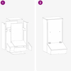 vidaXL Varkensvoeder Zilver 55 x 38 x 76 cm 20 kg Gegalvaniseerd staal
