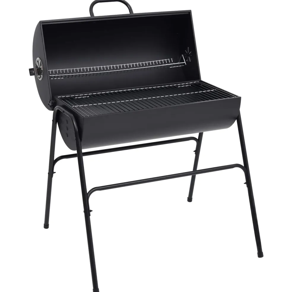 vidaXL Vaten Grill met 2 Kookroosters 3 st 80 x 73 x 90 cm Metaal