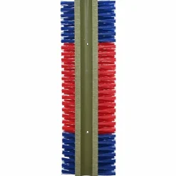 vidaXL Vee borstels Rood en blauw 50 x 17 x 9 cm PP